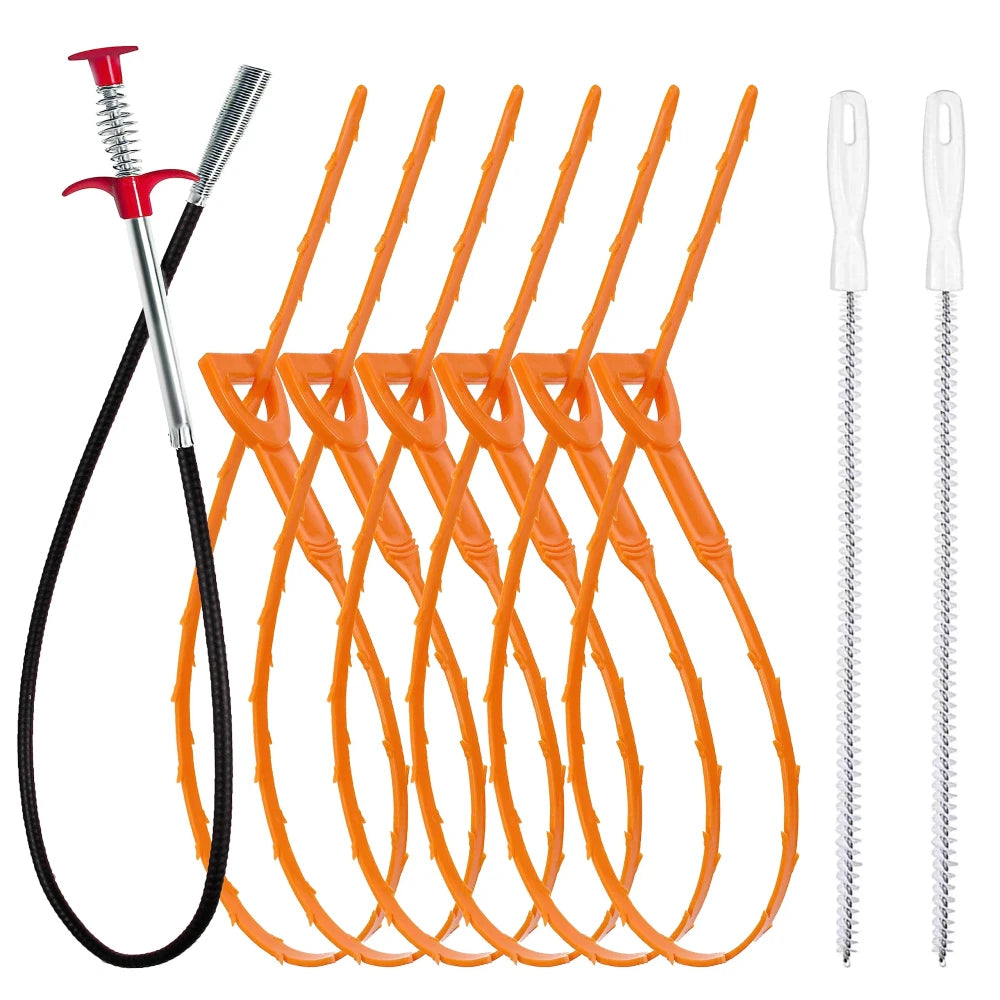 Drain Cleaner Tool Set