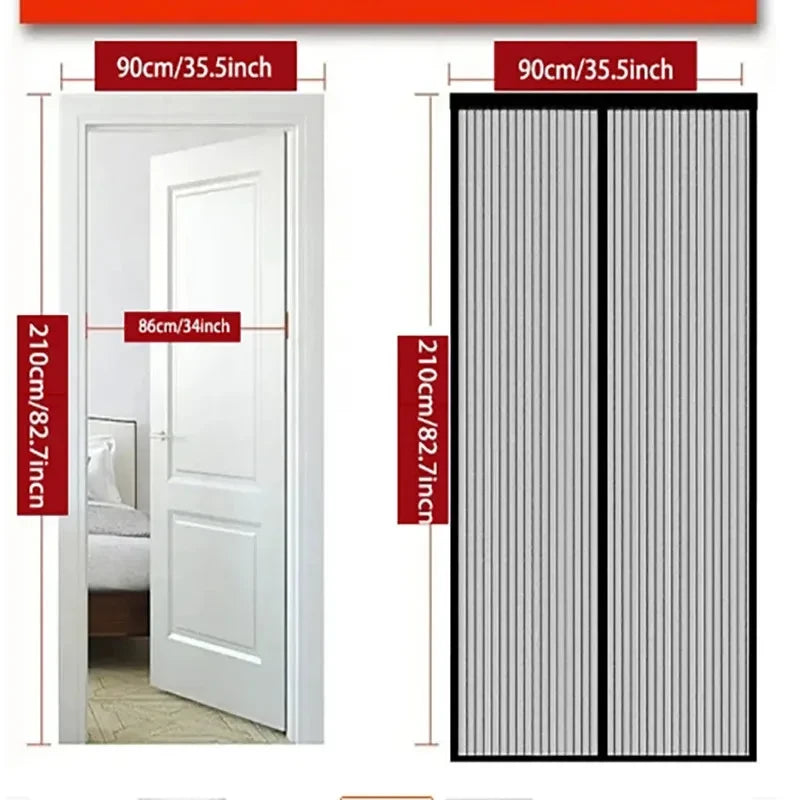 Magnetic Screen Door Curtain